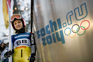 Die Eliteschülern Gianina Ernst (15) ist das jüngste Mitglied der Deutschen Olympiamannschaft in Soschi. Bild: picture-alliance