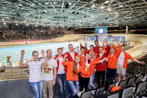 Die 13 Eliteschüler der Sports beim Workshop in Berlin. Foto: dpa/picture alliance